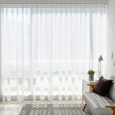 Apoarum Amber 飯店風紗簾 蝴蝶摺套組, 象牙白