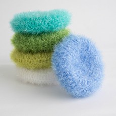 Yarna 豆沙包造型菜瓜布鉤針DIY編織組, 02 Apple Soda, 1組