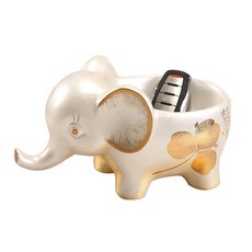 復古迷你大象托盤, 白色的, 1個