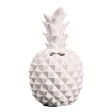 彩色鳳梨存錢罐, 白色的, 1個