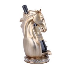 JHCompany飄揚的鬃毛馬酒架, 銀色, 1個