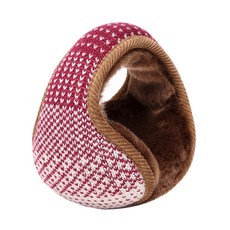 나야스타일 방한 귀마개 DJTC-09-1, 레드, 1개