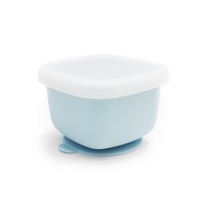 미오미오 실리콘 이유식볼 이유식 보관용기 96 x 96 x 68 mm, 블루, 1개, 190ml