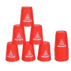 Nassau 堆疊杯 12入, 紅色的