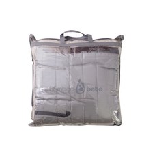 Bamboo bebe 印花午睡被, 米色+灰色