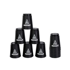 Nassau 堆疊杯 12入, 黑色的