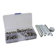 aydshop 彈簧扣 工具全套, 銀色, 1套