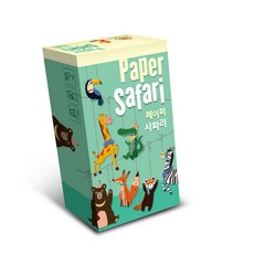 mandoo games Paper Safari桌遊, 混色, 1盒