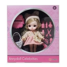 Annydoll Celebrities優質球形關節娃娃+粉紅服, 混色