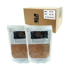 리얼밀 볶은 귀리 대, 1kg, 2개