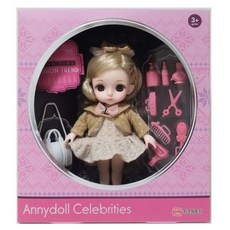 孩子們一個 Anydol 高級球關節娃娃米色針織一件安妮, 混色