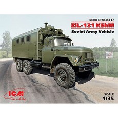 ICM ICM 1:35蘇聯軍隊車輛塑膠模型 ZiL-131 KShM 35517, 1套