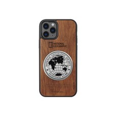 내셔널지오그래픽 메탈 데코 우드 휴대폰 케이스