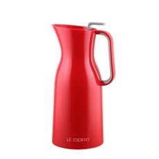 Le Escient Clair玻璃保溫瓶, 紅色, 1L