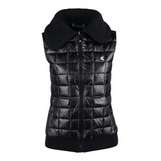 김영주스포츠 여성용 풀 집업 하이넥 패딩 조끼 LB20W507W