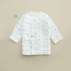 Dalpong 孩童冬季狐狸印花長袖肚衣