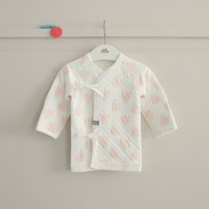 Dalpong 孩童花朵印花長袖綁帶肚衣