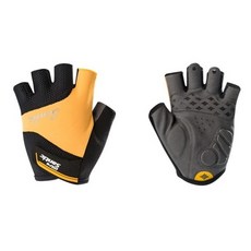 Santic 自行車電動踢板墊半手套 WM9P040, 橘子