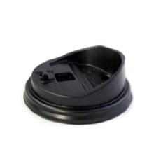 360ml/480ml/590ml 용 롱 개폐 머그형 종이컵뚜껑 블랙, 12/16/20oz용 종이컵뚜껑, 롱개폐머그형(블랙_1000개), 1개