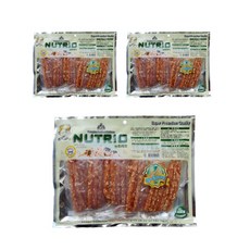 뉴트리오 강아지 건조간식, 3개, 쌀스틱사시미, 400g