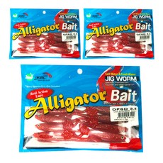 JRC DFSD3.3 鱷魚假餌 8入 x 3個, PA02 (紅色珍珠), 5.5g