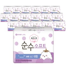 GOODFEEL Soonsu系列潔翼型衛生棉, 量多型, 6入, 18包