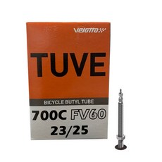 Velotto 公路車專用內胎 法式氣嘴 700C FV40 23 25 60mm, 混色, 1個