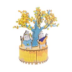 우더블 DIY 오르골 3D퍼즐 가을소풍 MUB02, 혼합색상, 1개