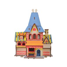 WOODABLE 花店微縮模型DIY套件 XE-G046H, 混合色, 1個