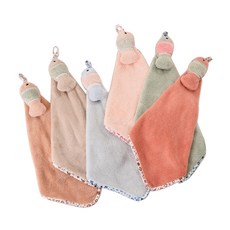 魚造型廚房抹布 6入 CF07, 混色, 1套