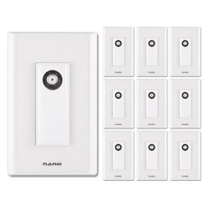 開關插座 SE24 CATVUNIT 3路, 10個