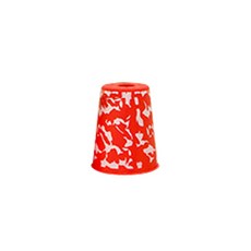 金屬巡回Chirin快速疊杯, 紅色的