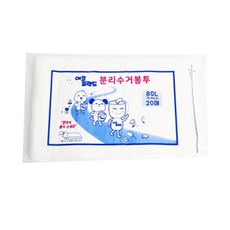 Eco Friend 抽取式分類垃圾袋 白色 20入, 25個, 80L