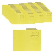 A4文件保存夾, 黃色, 40個