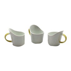 Dalsogum 陶瓷白色紙杯架 3入, 黃色, 3個