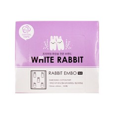화이트래빗 엠보 화장솜, 100개입, 1개