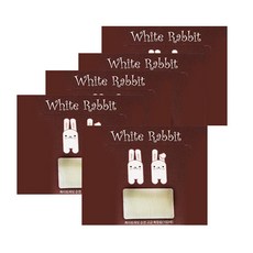 화이트래빗 고급 순면 화장솜, 100개입, 5개