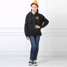 孩童刷毛牛仔褲