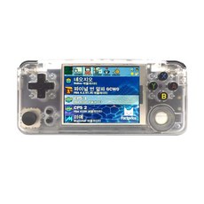 레트로 포터블 2세대 RS-97 플러스 휴대용 게임기 스페셜 32GB 클리어화이트