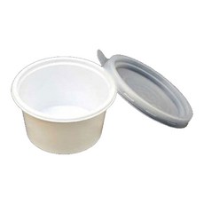 JH 일회용 국물용기 화이트 대 70 x 36 mm, 1개입, 3000개