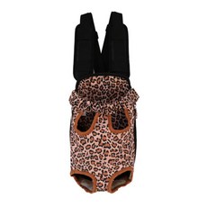 Pet Toy 狗狗前背袋, 豹紋