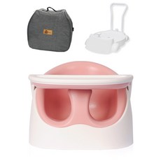 젤리맘 와이즈체어 A클래스 변신 아기의자 + 가방 + 카트, 라라블라썸(와이즈체어), 그레이(가방), 화이트(카트 + 리드줄)