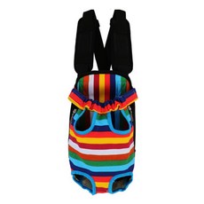 Pet Toy 狗狗前背袋, 彩虹