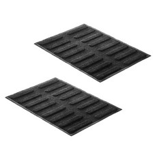 silikomart AIR PLUS 11 SET 2 N.16 ECLAIR 烘焙模具 25 x 125 x H 5 mm, 單色, 2個