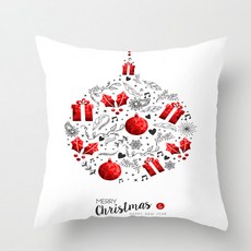 JHCompany 크리스마스 겨울 쿠션커버