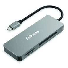 Fellows Type C 三合一讀卡器, HYD-7056T, 混和顏色, 1個