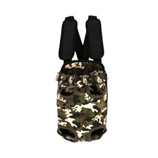 펫토이 반려동물 포대기 프론트백, 카모, 1개