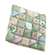 絎縫印花方形坐墊