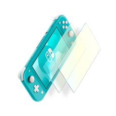 HOHOO Nintendo Switch Lite 視力保護全覆蓋鋼化玻璃螢幕保護貼 配件 2入, 單一商品, 1套