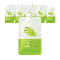 띵커바디 곤약젤리 청포도, 130ml, 10개